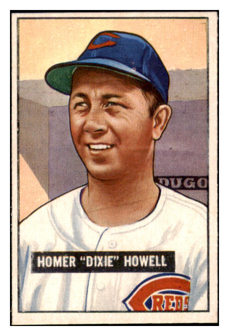 1951 Bowman Baseball #252 Dixie Howell Reds EX-MT 531385