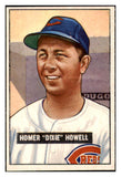 1951 Bowman Baseball #252 Dixie Howell Reds EX-MT 531385