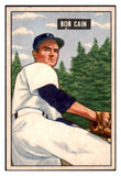 1951 Bowman Baseball #197 Bob Cain Tigers EX-MT 531404
