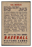 1951 Bowman Baseball #127 Sal Maglie Giants EX-MT 531426