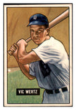 1951 Bowman Baseball #176 Vic Wertz Tigers EX-MT 531435