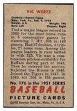 1951 Bowman Baseball #176 Vic Wertz Tigers EX-MT 531435