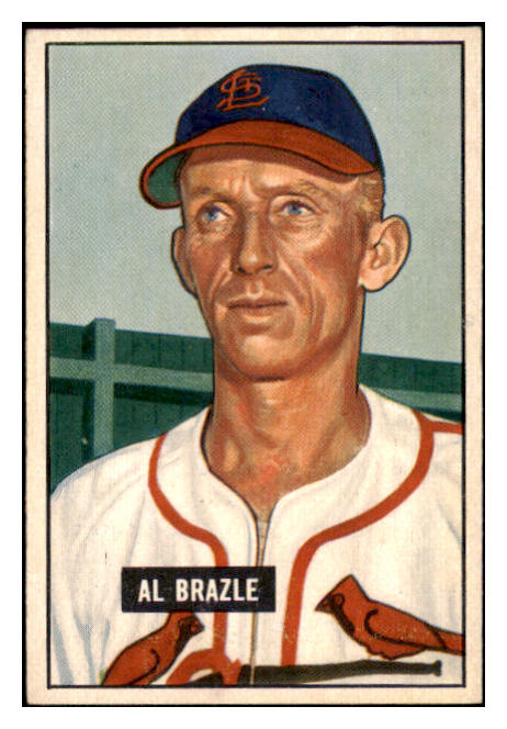 1951 Bowman Baseball #157 Al Brazle Cardinals EX-MT 531442