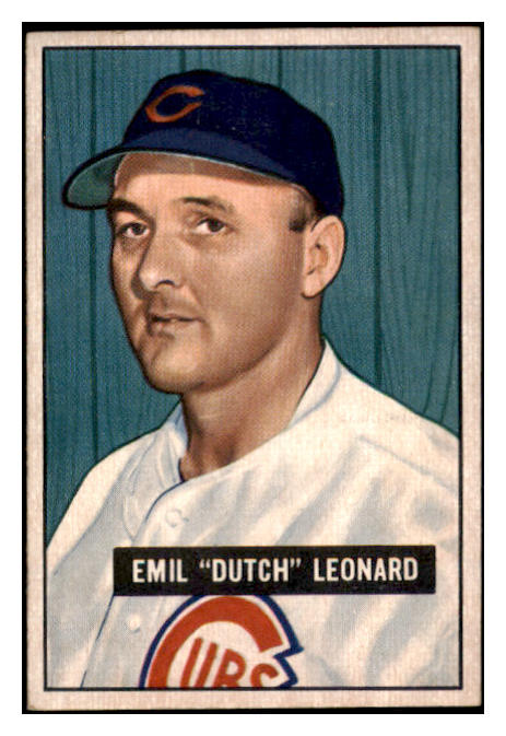 1951 Bowman Baseball #102 Dutch Leonard Cubs EX-MT 531462