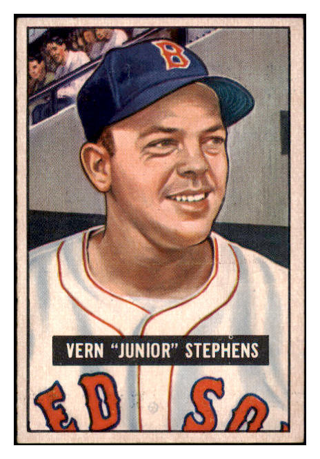 1951 Bowman Baseball #092 Vern Stephens Red Sox EX-MT 531463