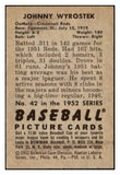 1952 Bowman Baseball #042 Johnny Wyrostek Reds EX-MT 531529