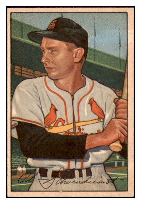 1952 Bowman Baseball #030 Red Schoendienst Cardinals EX-MT 531542