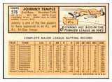 1963 Topps Baseball #576 Johnny Temple Colt .45s EX-MT 531564