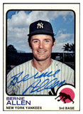 1973 Topps #293 Bernie Allen Yankees Signed Autographed 531870