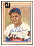 1983 Donruss Heroes #030 Bob Lemon Indians Signed Autographed 531971