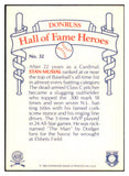 1983 Donruss Heroes #032 Stan Musial Cardinals Signed Autographed 531990