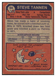 1973 Topps #054 Steve Tannen Jets Signed Autographed 532043