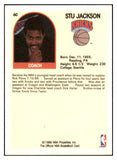 1989 Hoops #060 Stu Jackson Knicks Signed Autographed 532045