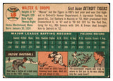 1954 Topps #018 Walt Dropo Tigers Signed Autographed 532079