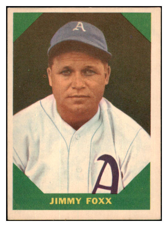 1960 Fleer Baseball #053 Jimmy Foxx A's EX-MT 532230