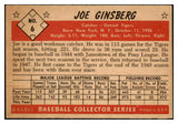 1953 Bowman Color Baseball #006 Joe Ginsberg Tigers EX-MT 532265