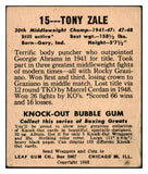 1948 Leaf Boxing #015 Tony Zale Boxer VG 532274