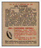 1948 Bowman Football #037 Len Younce Giants VG 532288