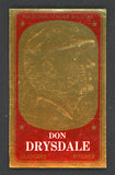 1965 Topps Baseball Embossed #015 Don Drysdale Dodgers EX 532313