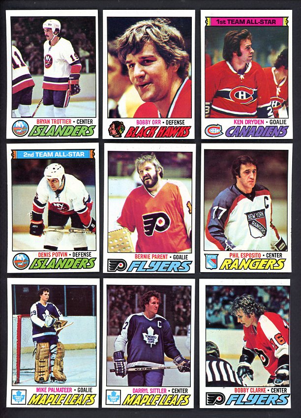1977 Topps Hockey Complete Set EX-MT/NR-MT Orr Trottier Dryden 532380