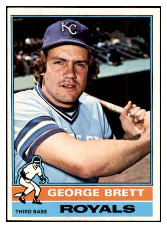 1976 Topps Baseball #019 George Brett Royals EX-MT 532386