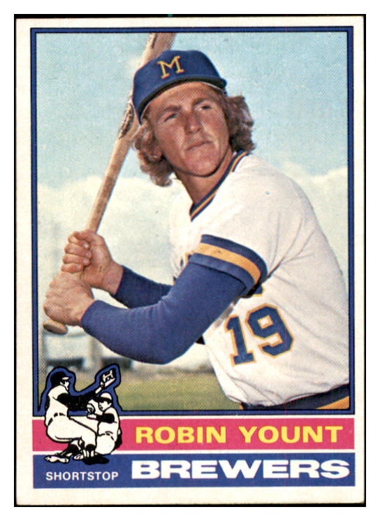 1976 Topps Baseball #316 Robin Yount Brewers EX-MT 532392