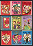 1959 Topps Funny Valentines Set Lot 22 Diff Lower Grade 532552