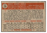 1952 Topps Baseball #196 Solly Hemus Cardinals EX 532631