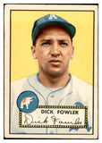 1952 Topps Baseball #210 Dick Fowler A's VG-EX 532708