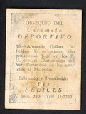 1945-46 Caramelo Deportivo #070 Armando Gallart GD-VG 533881