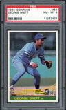 1984 Donruss #053 George Brett Royals PSA 8 NM/MT 533944