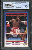 1991 Kayo #090 Sugar Ray Leonard Boxer GGI 10 GEM MINT 534081