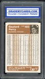 1983 Fleer #483 Gaylord Perry Mariners GMC 10 GEM MINT 534100