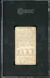 1911 T205 T 205 Joe Tinker Cubs SGC 1 PR 534143