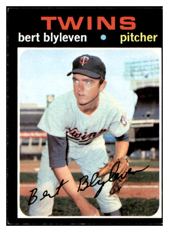 1971 Topps Baseball #026 Bert Blyleven Twins EX 534249