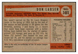 1954 Bowman Baseball #101 Don Larsen Orioles EX 534289