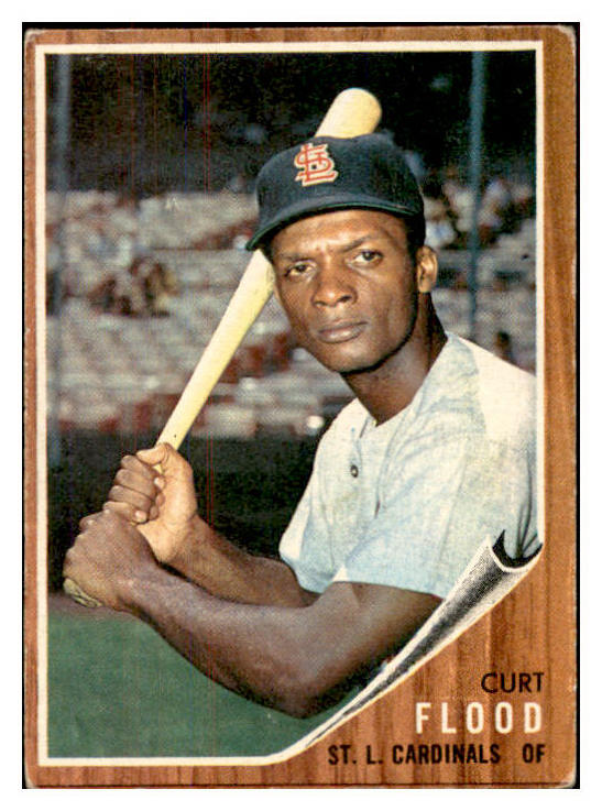 1962 Topps Baseball #590 Curt Flood Cardinals VG-EX 534323