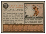 1962 Topps Baseball #590 Curt Flood Cardinals VG-EX 534323