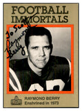 1988 Swell #012 Raymond Berry Colts Signed Autographed 534489
