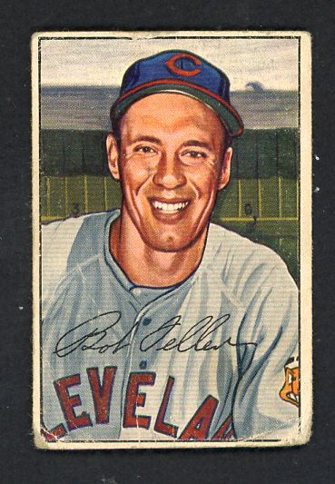 1952 Bowman Baseball #043 Bob Feller Indians Good 534654