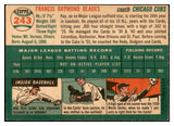 1954 Topps Baseball #243 Ray Blades Cubs EX-MT 534821