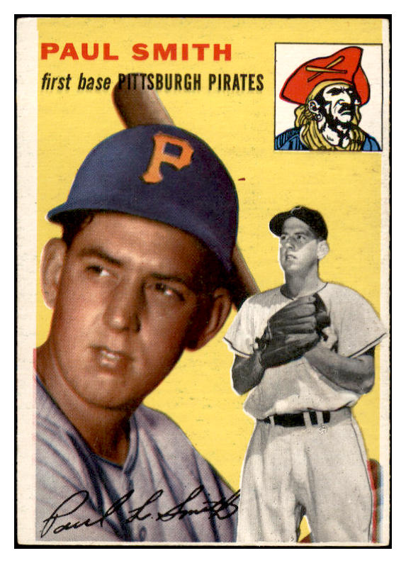 1954 Topps Baseball #011 Paul Smith Pirates EX-MT 534964