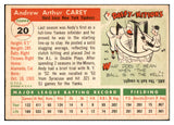 1955 Topps Baseball #020 Andy Carey Yankees EX-MT 535056