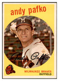 1959 Topps Baseball #027 Andy Pafko Braves EX-MT 536114