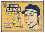 1970 O Pee Chee #462 Hank Aaron A.S. Braves VG-EX 536300