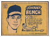 1970 O Pee Chee #464 Johnny Bench A.S. Reds Fair 536301