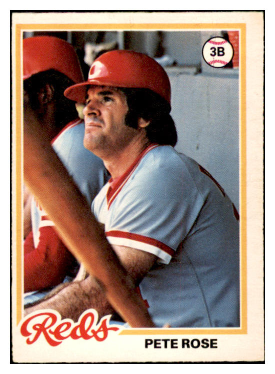 1978 O Pee Chee #100 Pete Rose Reds EX 536307