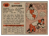 1957 Topps Football #088 Frank Gifford Giants EX 536335