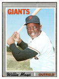1970 Topps Baseball #600 Willie Mays Giants VG 536350