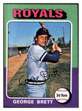 1975 Topps Mini Baseball #228 George Brett Royals EX-MT 536438